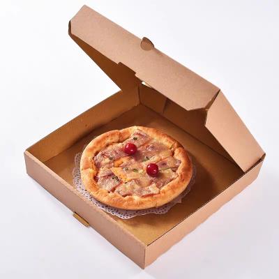 China Recycled Reusable 12 Inch Empty Materials Paper Cardboard Food Box Custom Printed Cheap Wholesale Pizza Boxes Supplier for sale