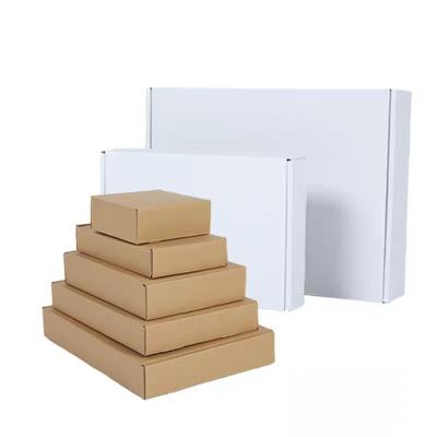 China Recycled Mailing Materials Cardboard Shoe Box With Logo Gold Stamping Corrugated Skin Care Shipping Box Apprael Paperbox for sale