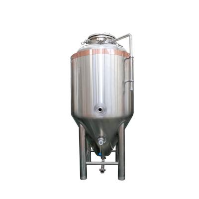 China 100L Hotels Stainless Steel Cylindro Jacketed Conical Fermenter Price for sale