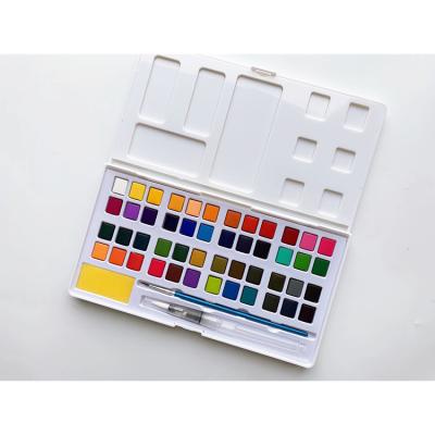 China Non-Toxic Factory Direct 48 Color Watercolor Solid Set for Artist Painting for sale