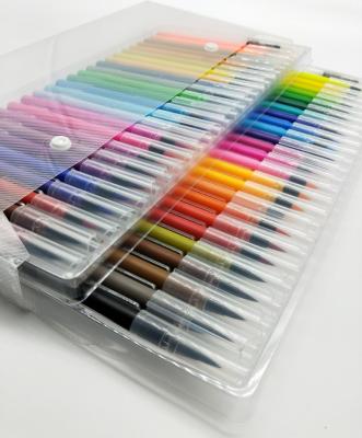 China 24 Colors Non-Toxic Seeking Premium Multicolor Water Color Brush Pen Set for sale