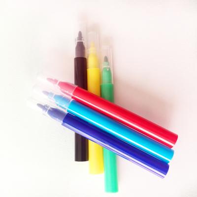 China 6 PCS DIY Non-Toxic Colorful Funny Water-Based Paint Multicolor Watercolor Pen for sale