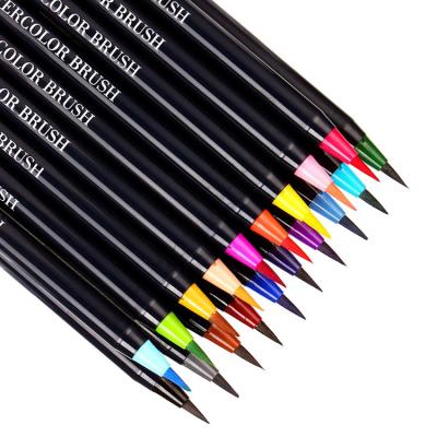 China Good Price Non Toxic Watercolor Brush Art Paint Pen Water Color Pen for sale