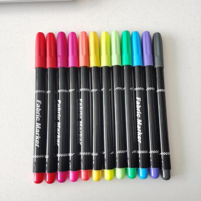 China Hot Sale Non-Washable Normal Washable Super Washable Multiple Color Pen Fabric Marker Pen Fabric Non-Washable Super Washable Paint for sale