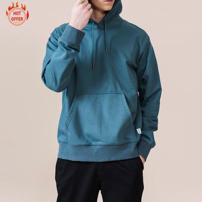 China Custom Made Plain Pullover Anti Shrink Premium 80% Cotton 20% Polyester Plus Size Unisex Mens Hoodies and Sweatshirts for sale