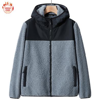 China OEM Winter Warm Oversized Single Fleece Anti-Shrink Zip Up Plus Size Oversized Men's Unisex Hoodies for sale