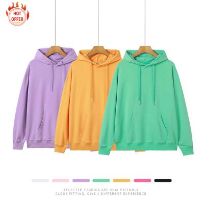 China Custom Premium Plain 80% Polyester Soft Blank 20% Cotton Anti-wrinkle Vintage Pullover Oversized Women's Hoodies Unisex for sale