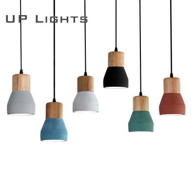 China Zhongshan Residential Modern Light Indoor Cement Blub Home Decor 1 240volt Edison Concrete Lamp Island Kitchen Pendant Light for sale