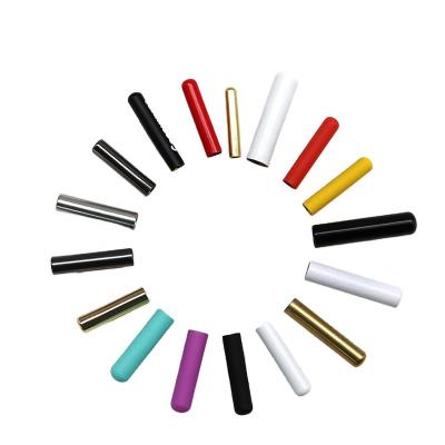 China Promotional Customized Nickel Free Colorful Brass Tip Plastic Tips With Printing For Lanyard for sale