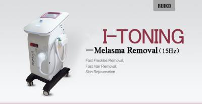 China Equipamento Multifunction da beleza da remoção de Melasma com tecnologia deslizante 15Hz do pulso de Seried à venda