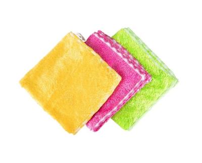 China Viable High Quality Antimicrobial Coral Fleece Cleaning Cloth For Kitchen Dish Towel for sale