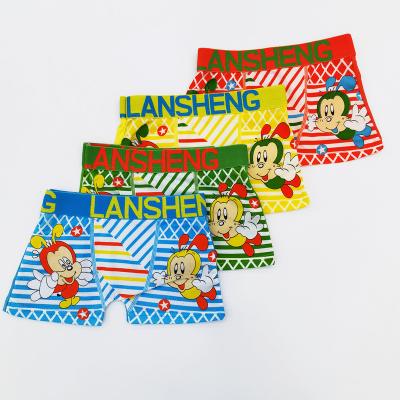 China Wholesale Soft Stain Kids Boxer Briefs Boys Cartoon Boxer Shorts Teen Boys Underwear QUICK DRY for sale