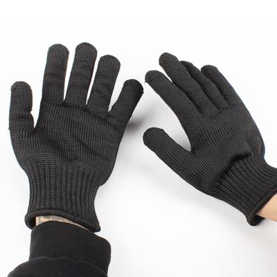 China GLOVE Adult Polyester Safety Steel Hand Protector For Cutting Anti Cut Gloves For Kitchen Knife Cut Resistant Gloves for sale