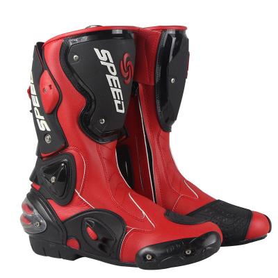 China Motorcycle Racing Pakistan Factory Price Waterproof Breathable Leather Motorcycle Boots For Men Women for sale