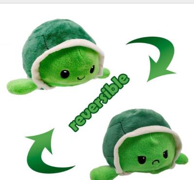 China 2021 Custom Reversible Green Turtle Plush Toy New Arrival Fun Toy Reversible for sale