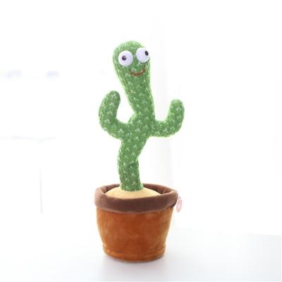 China Funny Toys Cactus Stuffed Talking Plush Cactus Toys For Kids Small Stuffed Plush Dancing Cactus 2023 for sale