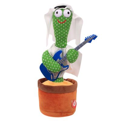 China 2022 Funny Electric Plush Toy Stuffed Toy Dancing Hot Selling Cactus for sale