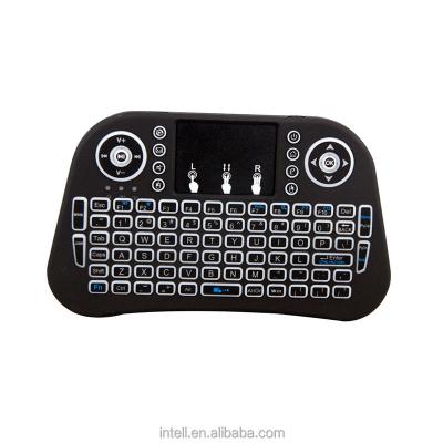 China Android TV Box New Mini Design I8/I10 Keyboard Touchpad Air Mouse Backlit Wireless Keyboard For Android TV Box for sale