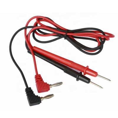 China Meter Test Leads Multimeter 2mm Copper Test Lead With Right Angle Banana Plug for sale