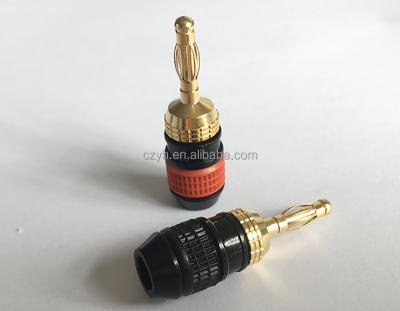 China audio & 4mm Banana Plug Monster Video Waterproof Gold Plated Plug for sale