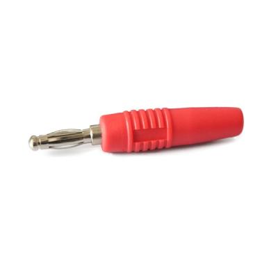 China audio & Solder Connection Video Banana Plug With PVC Insulator for sale