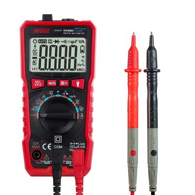 China Digital TRMS Multimeter 9999 Counts New Popular Digital True-RMS Smart Anti-burning Multimeter HD Led Current Ohm Ac/dc Voltage Multitester With Light for sale