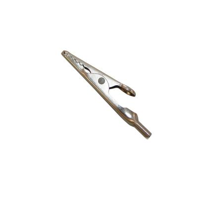 China 2mm hole nickel plated steel clip for test probe for sale