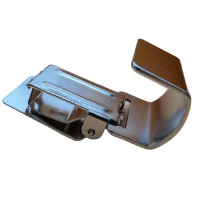 China Factory Custom Blue Zinc Plating Precision Steel Stamping Carpet Clips Cover Clamps for sale