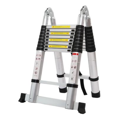 China Folding Ladders Hot Selling Aluminum Telescopic Extension Ladder for sale