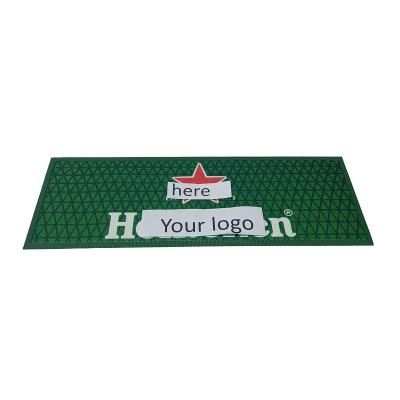 China Bar Accesnories Customriz Color Nitrile Rubber Bar Runner Rubber Mat Bar Mat For Sublimation Printing Custom Non Woven Fabric Felt Bar for sale