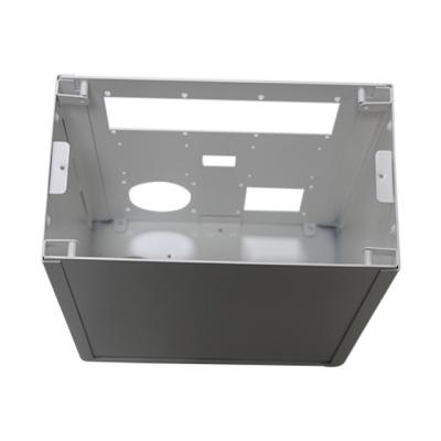 China Custom powder coated enclosure/box/cabinet in stainless steel steel after laser cutting, welding and sheet metal fabrication for sale