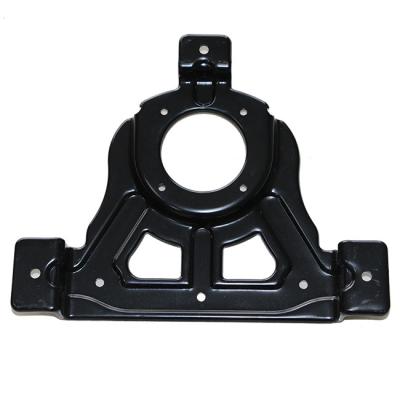 China OEM / ODM Sheet Metal Fabrication Steel Custom Station Stamping Steel Bracket With Electrophoretic Finish for sale