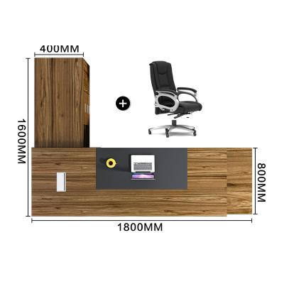 China (Size) adjustable table L shape office executive wholesale price furniture desk for sale