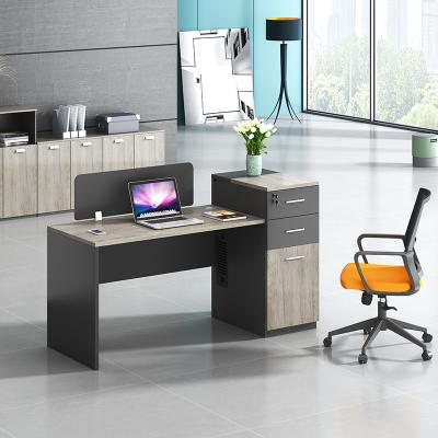 China Wholesale Single Seat Computer Table Platform Computer Table Modern Stain Office Furniture and Chair Combination Desk for sale