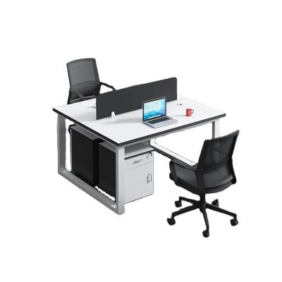 China Fire and dirt resistant computer screen upscale modern white office in wood with table workstations in offices for sale