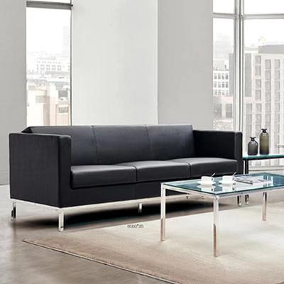 China Contemporary Modern Minimalist PU Leather Office Furniture Sofa Office Use for sale