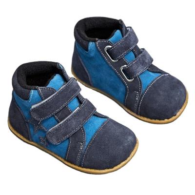 China Breathable Stock Low Price Manufacturer Real Fur Leather Super Soft Stylish Western Flat Boots TipsieToes For Little Boy Girl Kids Teenager for sale