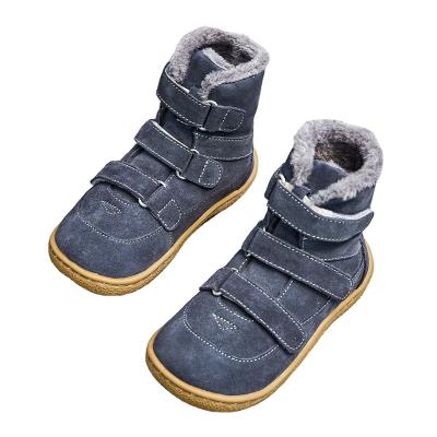 China Real Western Stock Low Price Manufacturer TipsieToes Fur Leather Super Soft Stylish Western Flat Boots For Little Boy Girl Kids Teenagers for sale