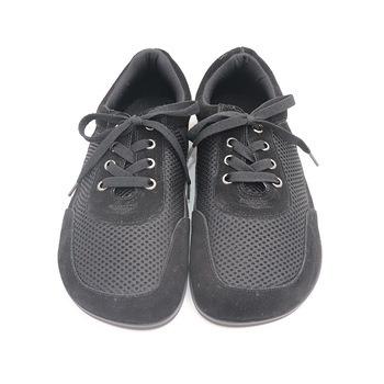 China Usb Tipsietoes Women's Bare Foot Women's Casual Flat Black Genuine Leather Flat Sneakers Daily Lifestyle Slip On Shoes for sale