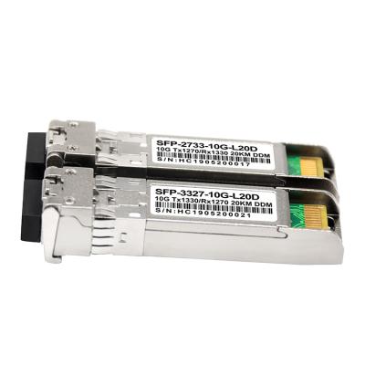 China SFP+ Made in China 10G Single Mode Single Mode Bidi SFP 100/1000M Media Converter Fiber Transceiver for sale