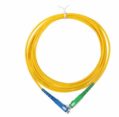 China Indoor fiber optic communication fiber optic patch tie 2.0mm/3.0mm SM SX fiber optic patch cord SCUPC-SCAPC for sale