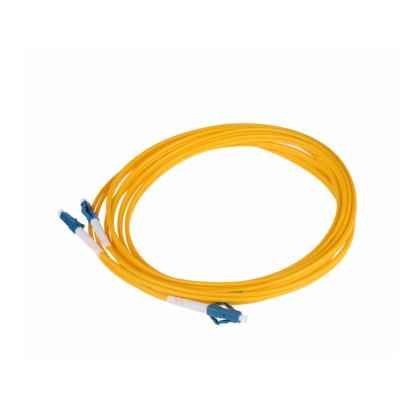 China Communication fiber optic professional made 2.0mm or 3.0mm fiber optic patch cord SM DX fiber optic patch cord LC/UPC-LC/UPC for sale