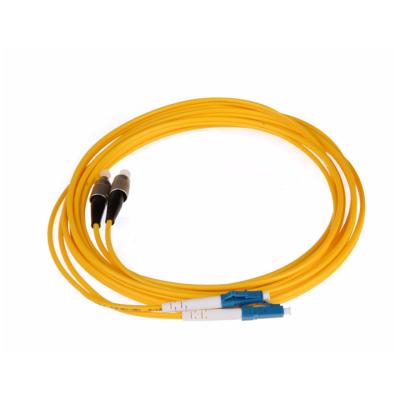 China High Quality Simplex Fiber Optic Communication Single Mode Fiber Optic Patch Cord SM DX Fiber Optic Patch Cord FC/UPC-LC/UPC for sale