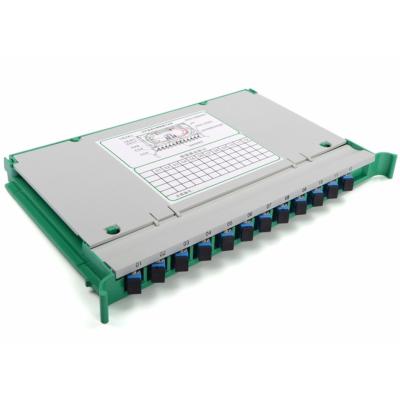 China Optical Fiber Communication Originally Manufactured 12 Core ABS Fiber Tray SC/UPC Fiber Splicing Tray for sale