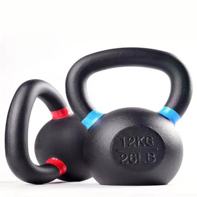 China China Commercial Black Cast Iron Kettlebell Brief Competition Use Wholesale Kettlebell Dumbbell for sale