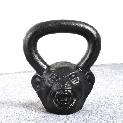 China High Quality Commercial Use 10kg Dumbbell Cheap Fitness Head Monkey Kettlebell With Custom LOGO/Weight for sale