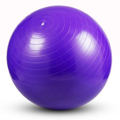 China Hot Selling Good Quality Eco-friendly Round Gymnastics Training Anti-Slip PVC Yoga Ball 75cm Yoga Ball for sale