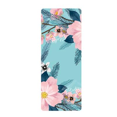 China Wholesale custom printing thick custom eco-friendly suede rubber yoga exercise yoga fitness mat for sale