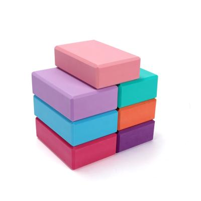 China Wholesale High Quality Eva Yoga Block Brick Exercise Yoga Brick Anti Burst Use Gym And Fitness Pilates Eco-friendly for sale