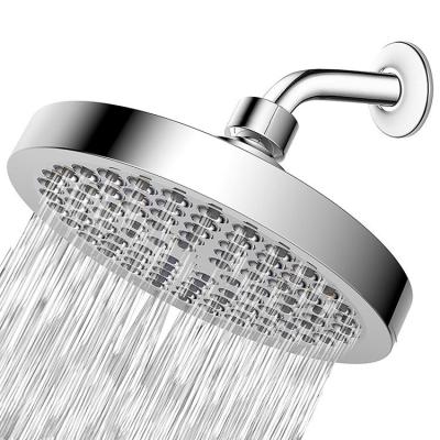 China Without Diverter 6 inch rainfall high pressure full chrome luxury shower head for sale